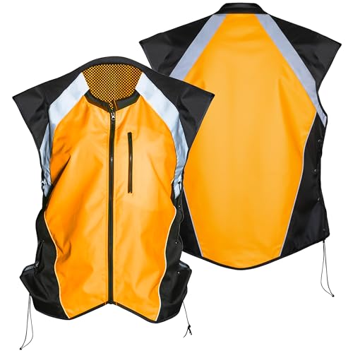 Badass Moto Reflective Vest with Pockets