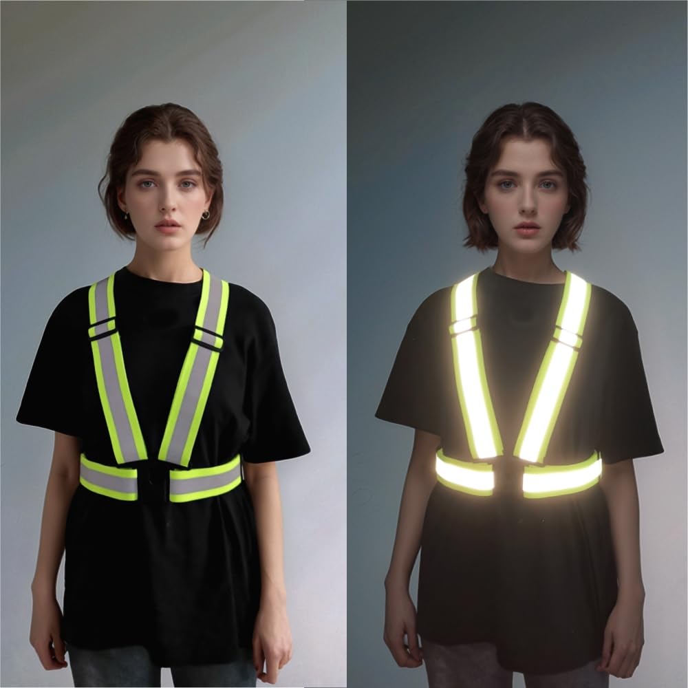 IDOU High-Visibility Reflective Strap Vest