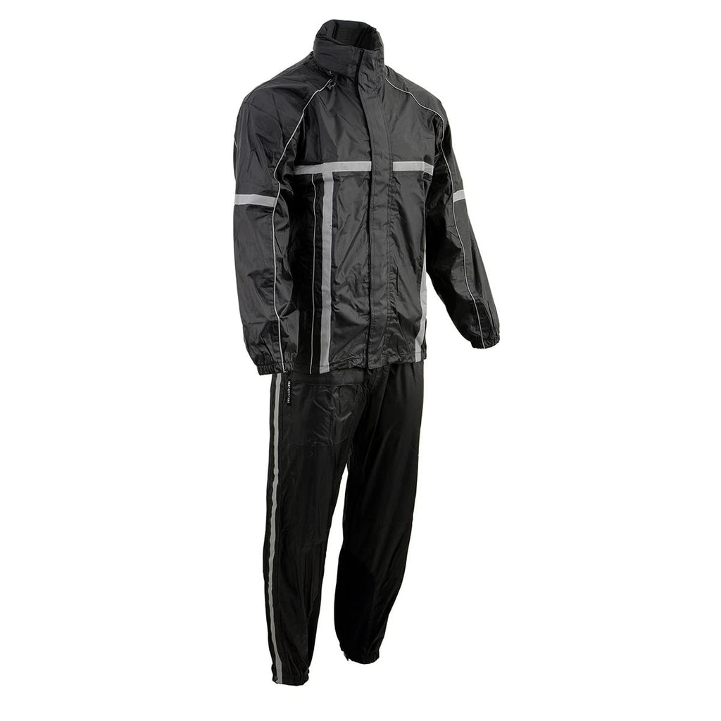 Milwaukee Leather Hi-Vis Motorcycle Rain Suit