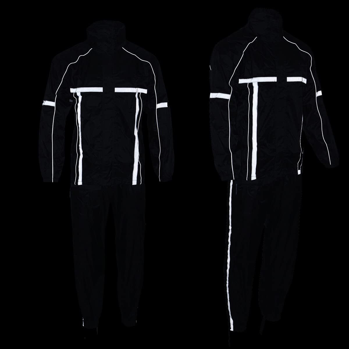 Milwaukee Leather Hi-Vis Motorcycle Rain Suit