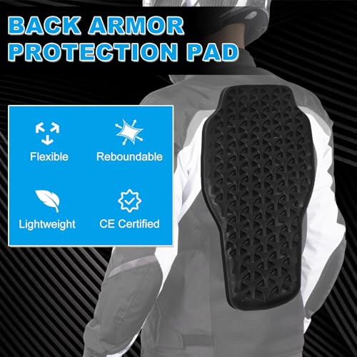 5-Piece Motorcycle Jacket Armor Insert Set
