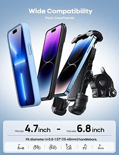 Lamicall 4.7–6.8 Inch Motorcycle Phone Mount