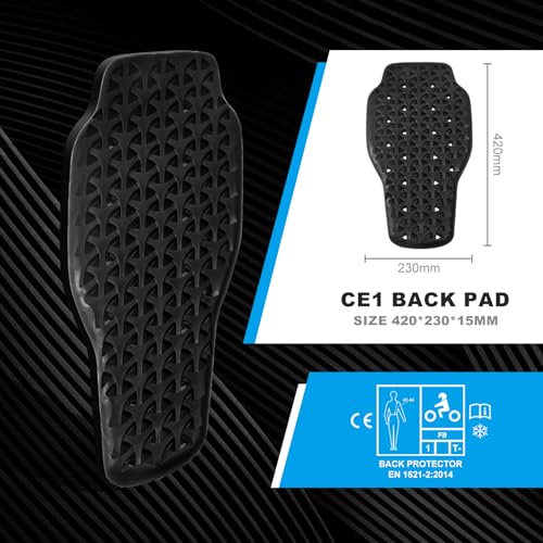 5-Piece Motorcycle Jacket Armor Insert Set