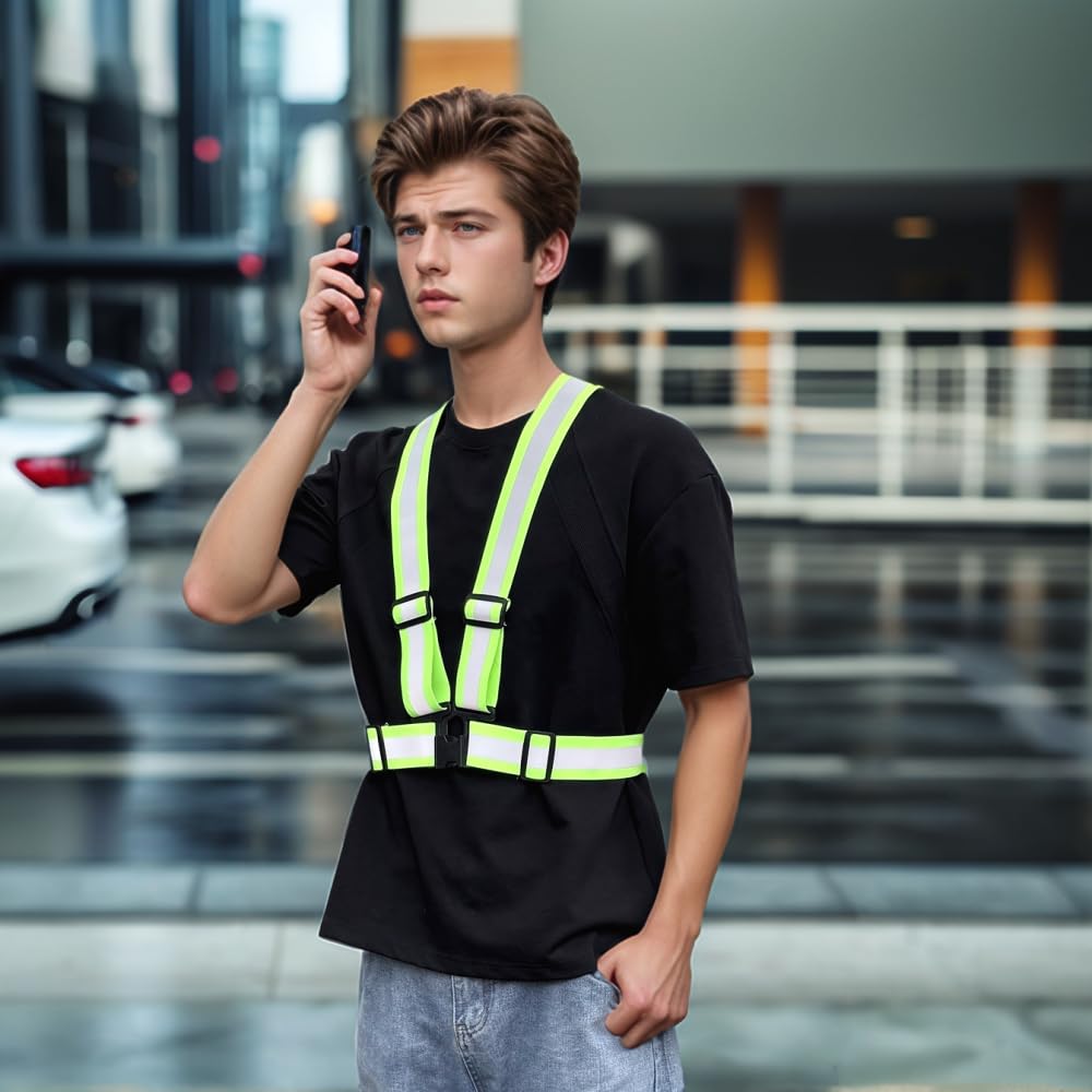 IDOU High-Visibility Reflective Strap Vest