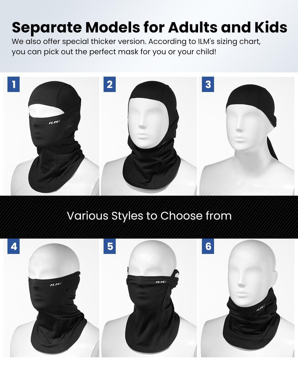 ILM Stretch Motorcycle Balaclava