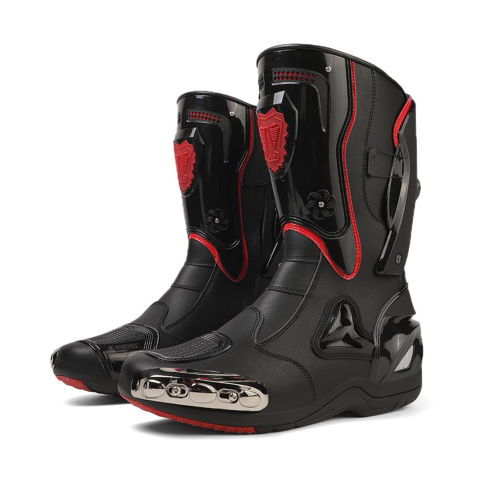 Zeozoom Protective Leather Riding Boots