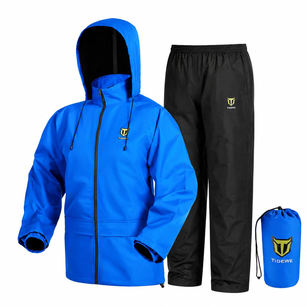 TIDEWE Lightweight Two-Piece Rain Suit
