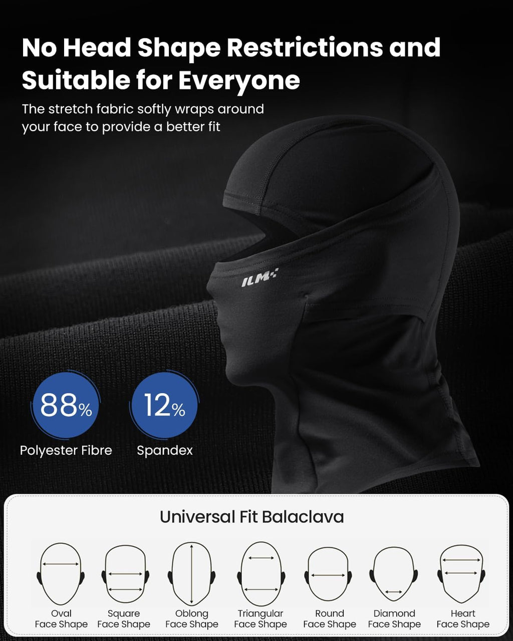 ILM Stretch Motorcycle Balaclava