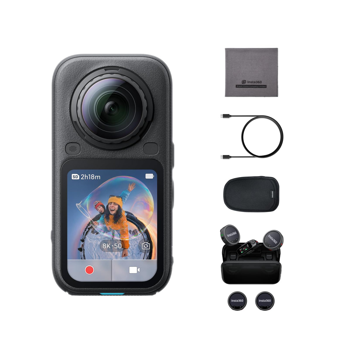 Insta360 X6 Action Camera and Mic Pro Bundle