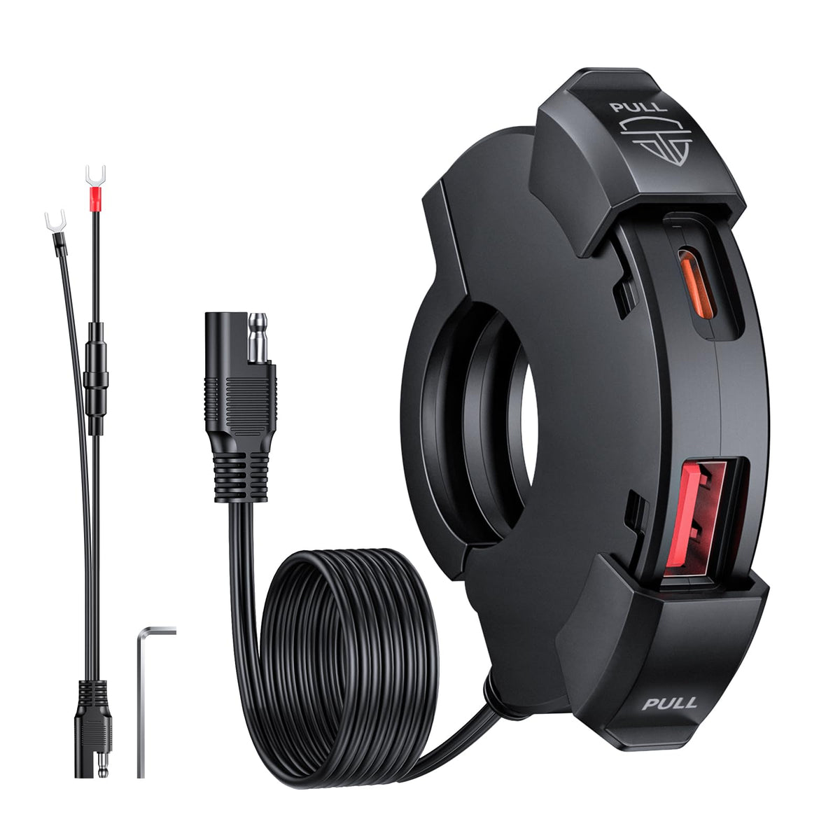 EXTRACTME Slim Dual-USB Motorcycle Charger