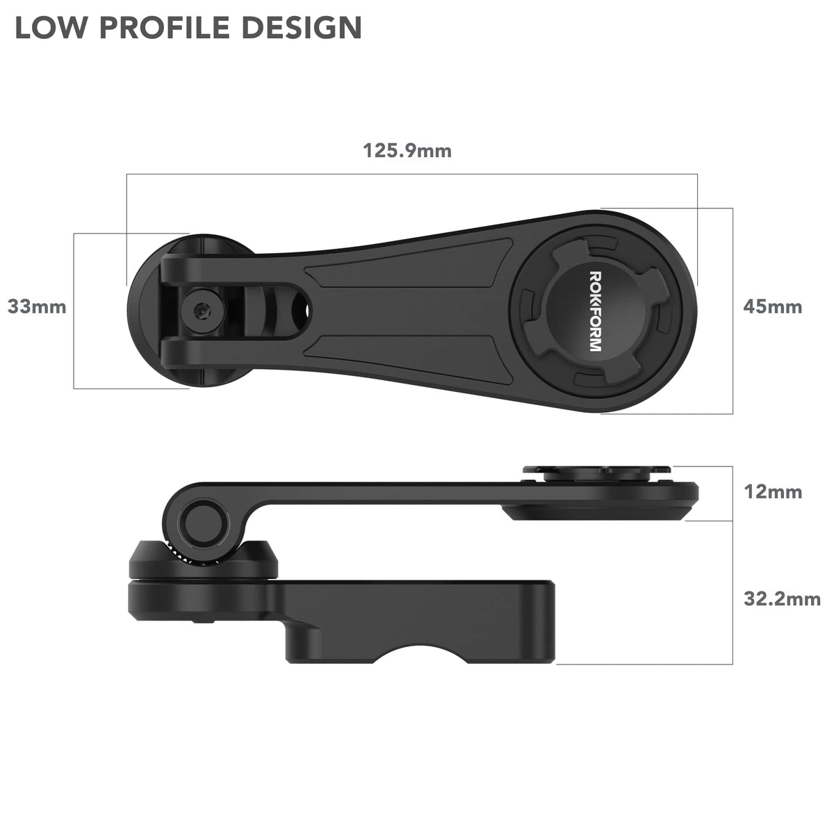 Rokform Cruiser Clutch-Perch Phone Mount