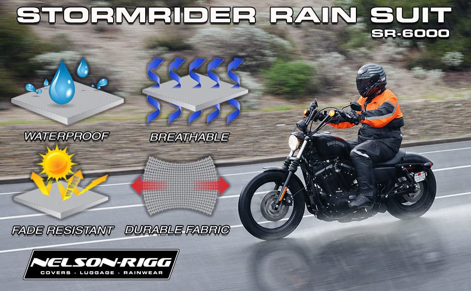 Nelson-Rigg Stormrider Motorcycle Rain Suit