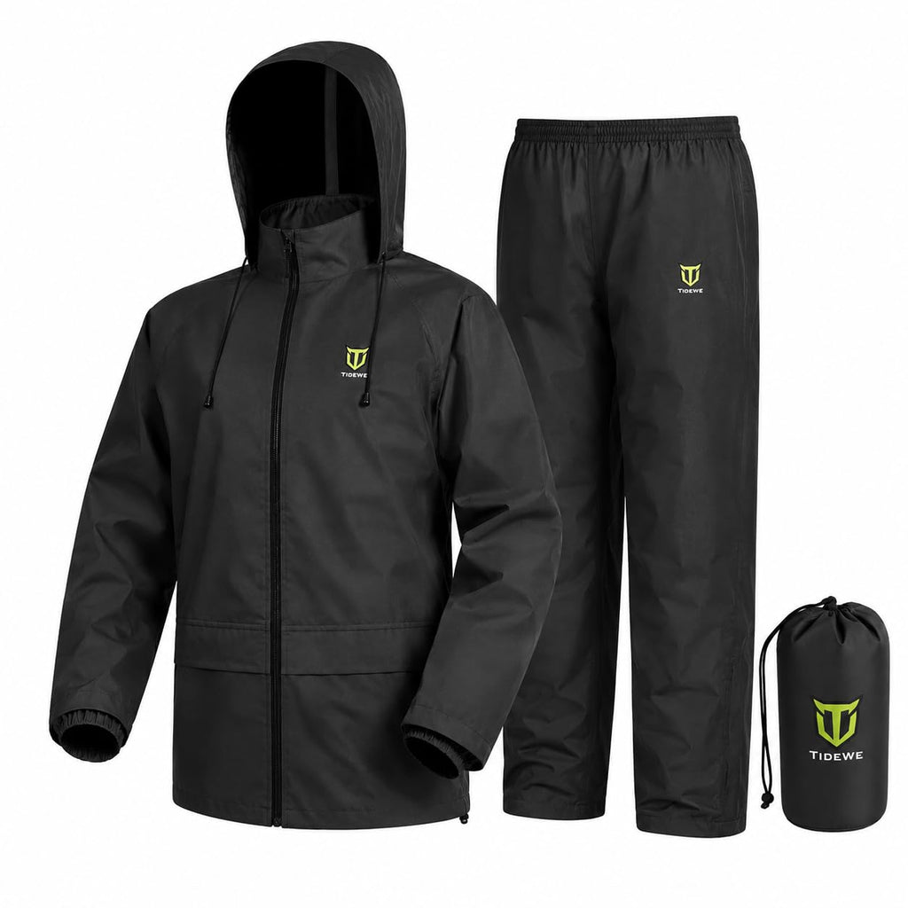 TIDEWE Lightweight Two-Piece Rain Suit