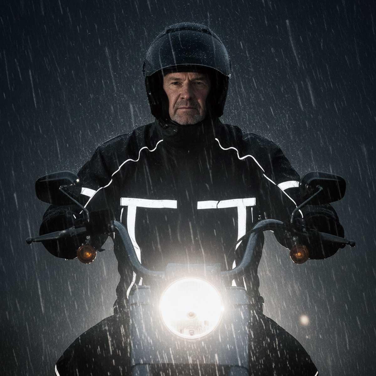 Milwaukee Leather Hi-Vis Motorcycle Rain Suit