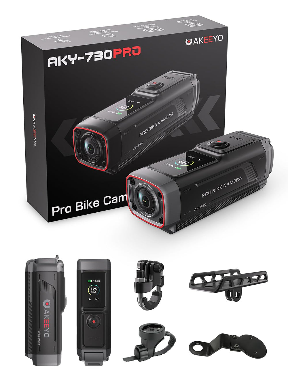 AKEEYO AKY-730Pro 4K Motorcycle Action Camera