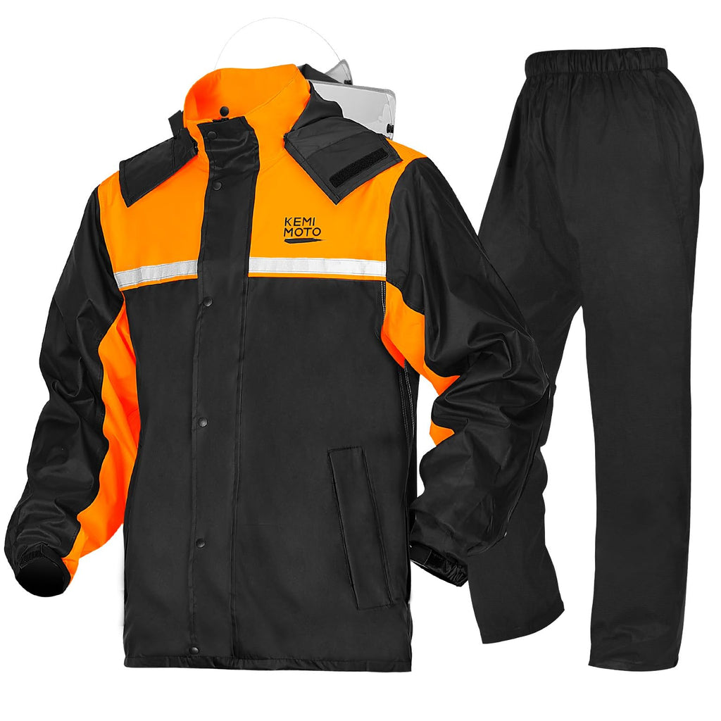 KEMIMOTO Waterproof Motorcycle Rain Suit