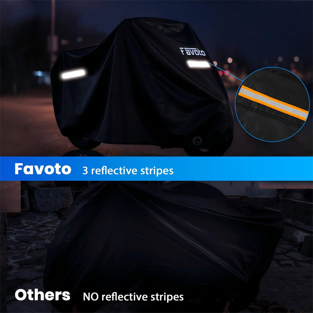 Favoto Heavy-Duty Outdoor Motorcycle Cover