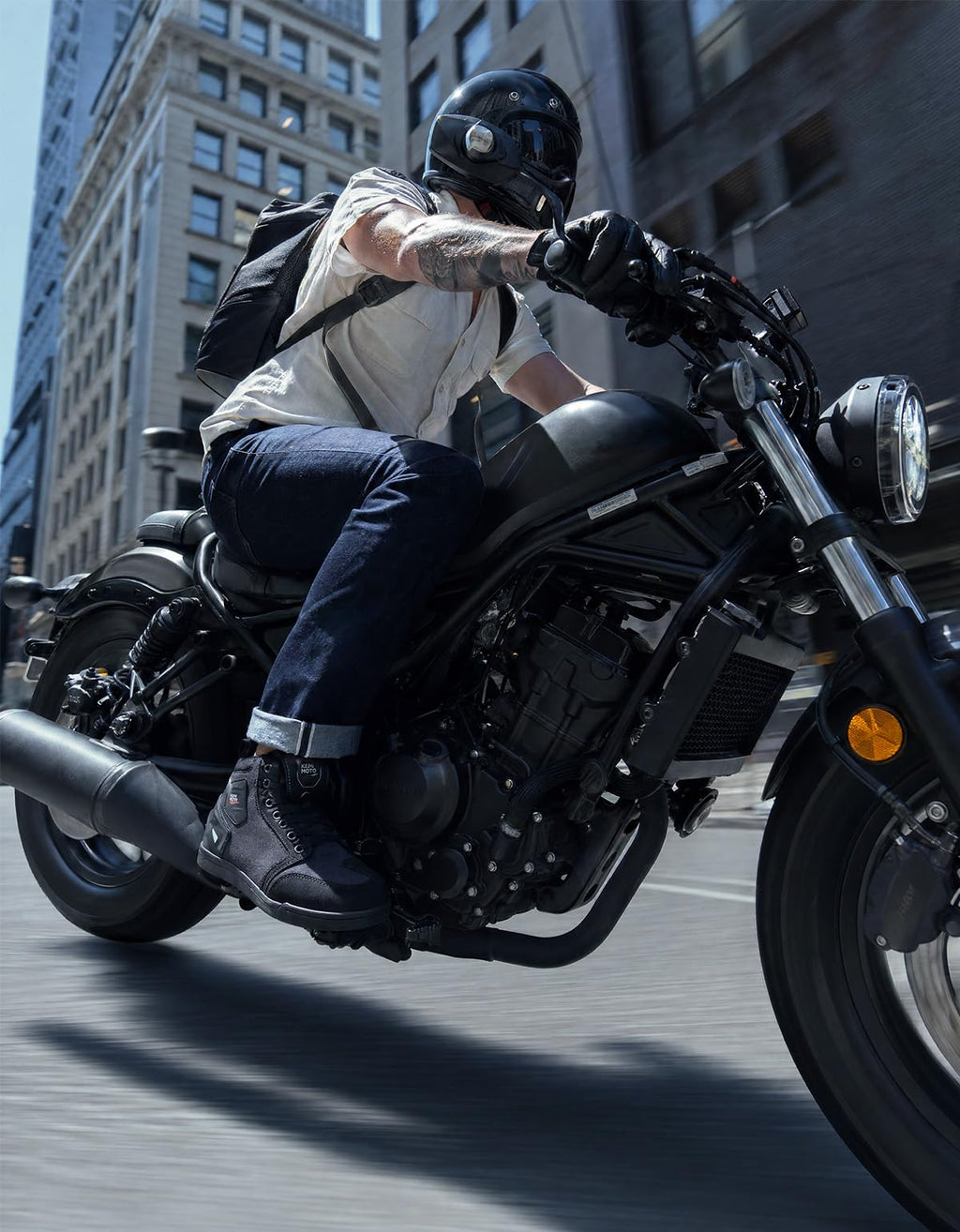 KEMIMOTO Fleece-Lined Motorcycle Shoes