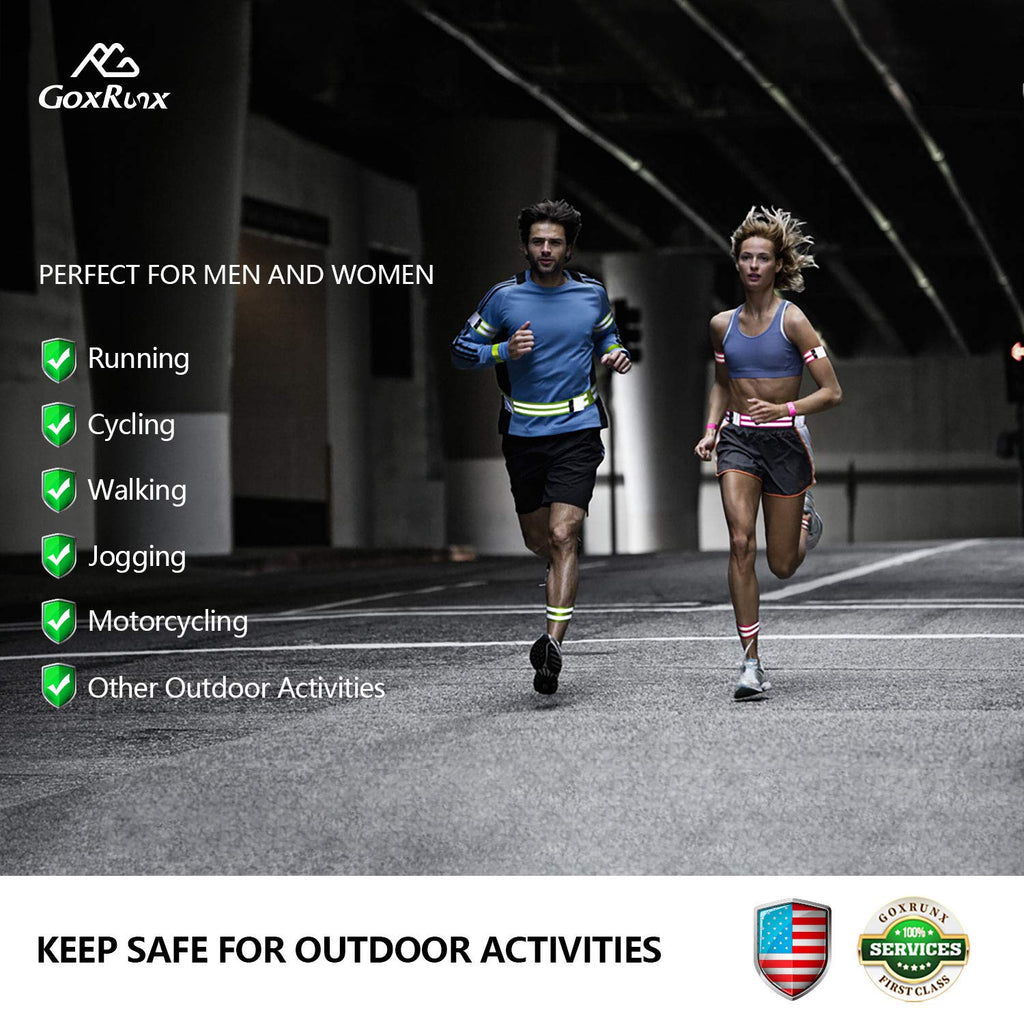 GoxRunx Six-Piece Reflective Band Set