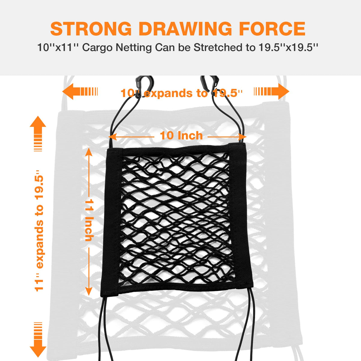 Double-Layer Motorcycle Cargo Net Set