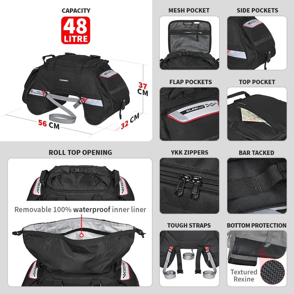 ViaTerra Claw Mini Waterproof Tail Bag