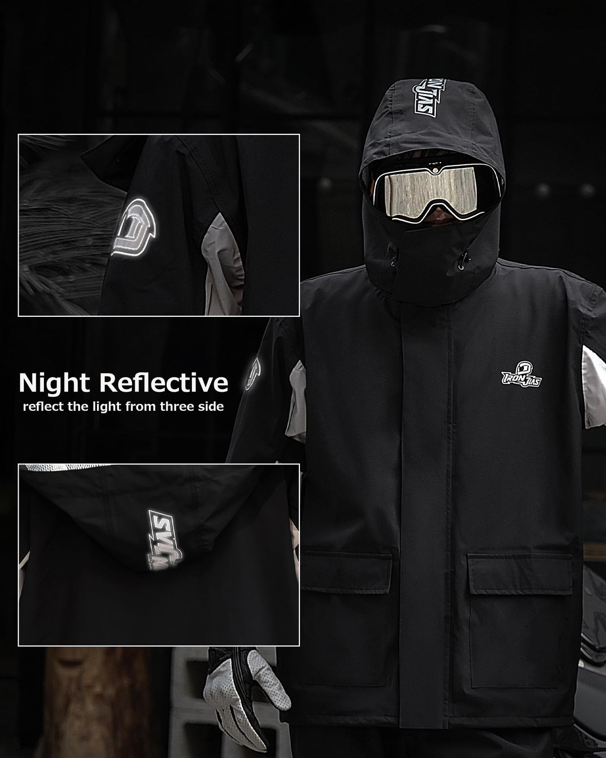 IRON JIA’S Waterproof Motorcycle Rain Suit
