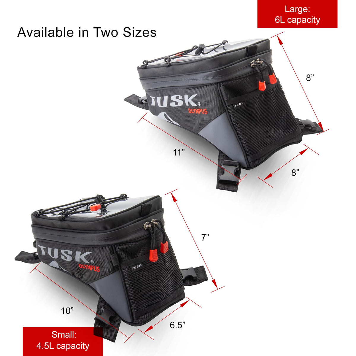 TUSK Olympus 4.5L Motorcycle Tank Bag