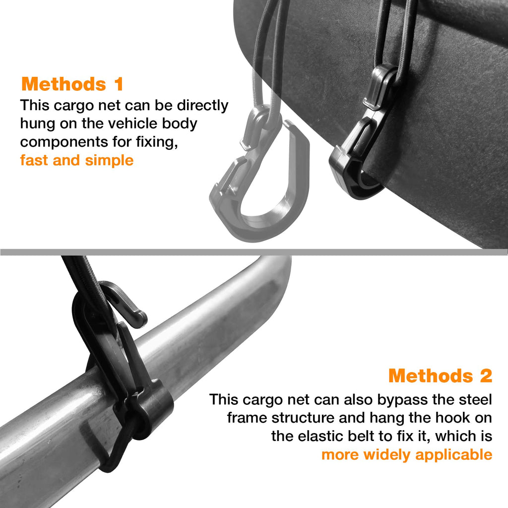 Double-Layer Motorcycle Cargo Net Set