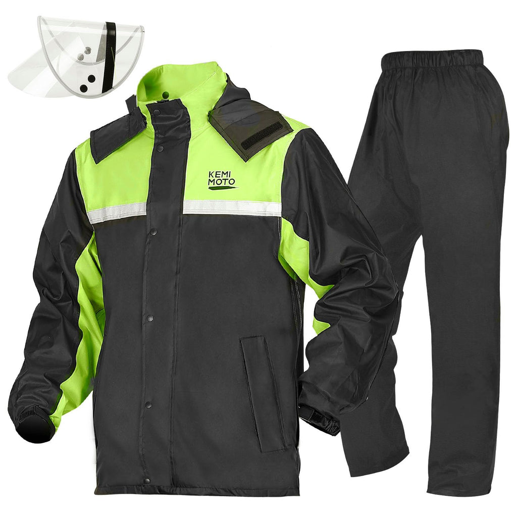 KEMIMOTO Waterproof Motorcycle Rain Suit