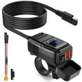 EXTRACTME 6.8A Dual-USB Motorcycle Charger