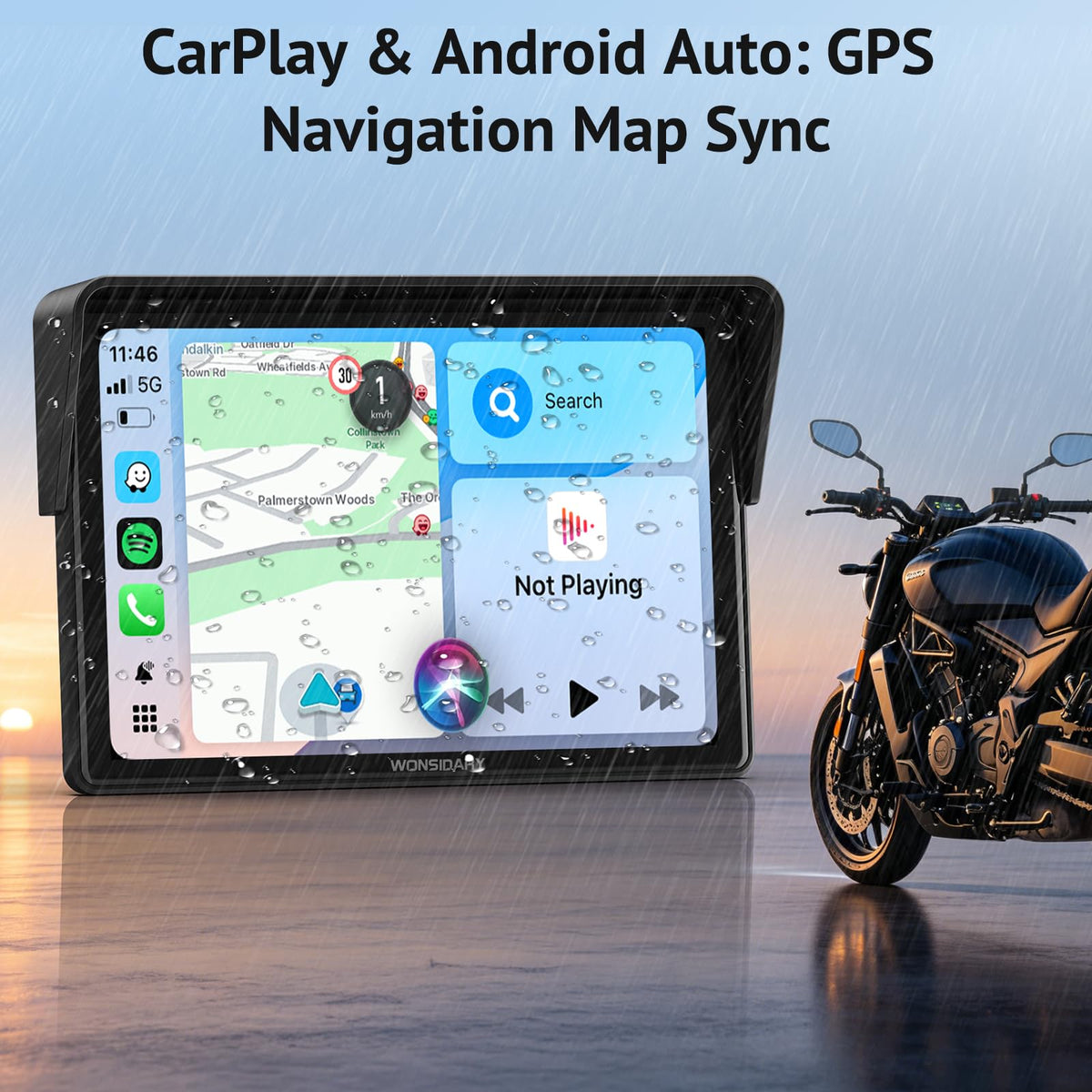 Wonsidary 7-Inch GPS and TPMS Display