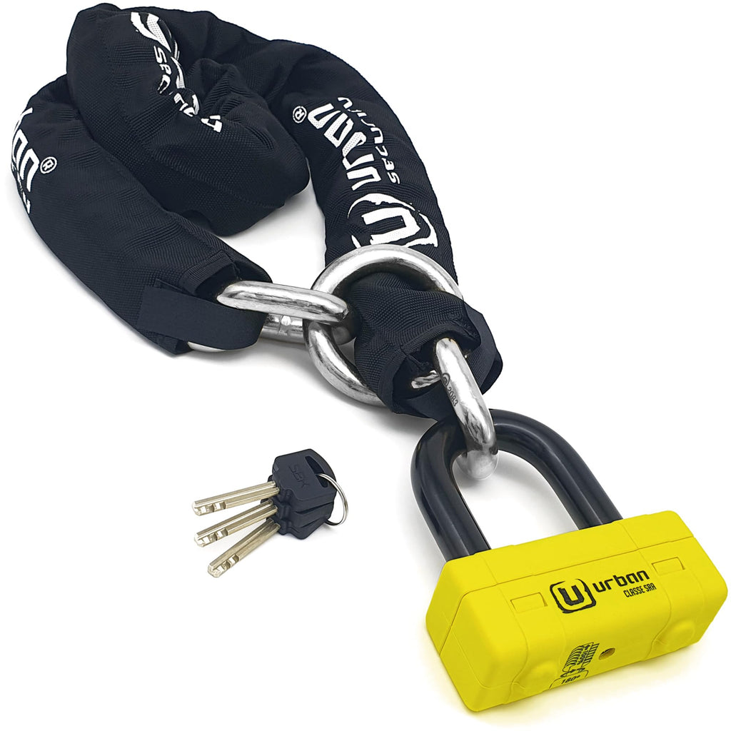 Urban Security Chain and Mini U-Lock Kit