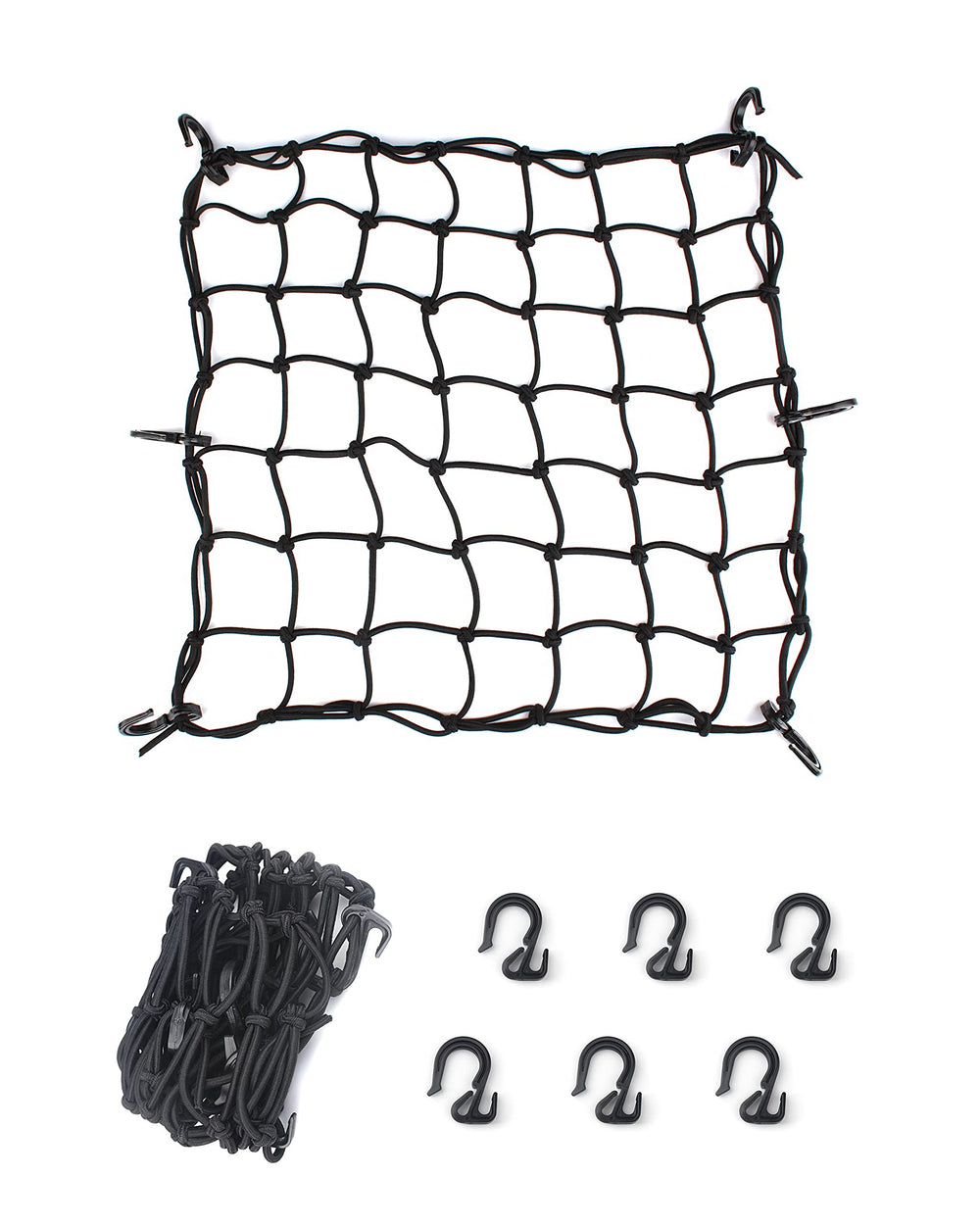 2-Pack Heavy-Duty Motorcycle Cargo Nets