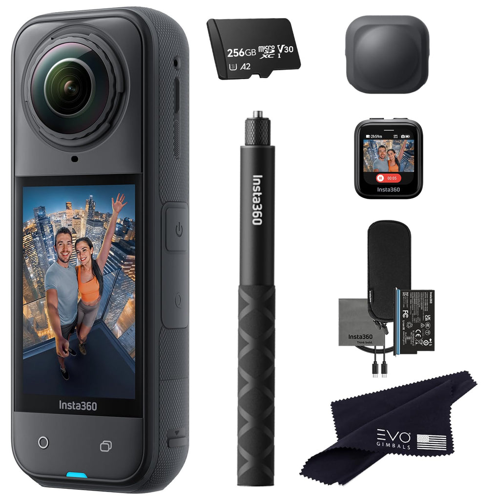 Insta360 X5 GPS Remote Action Camera Bundle