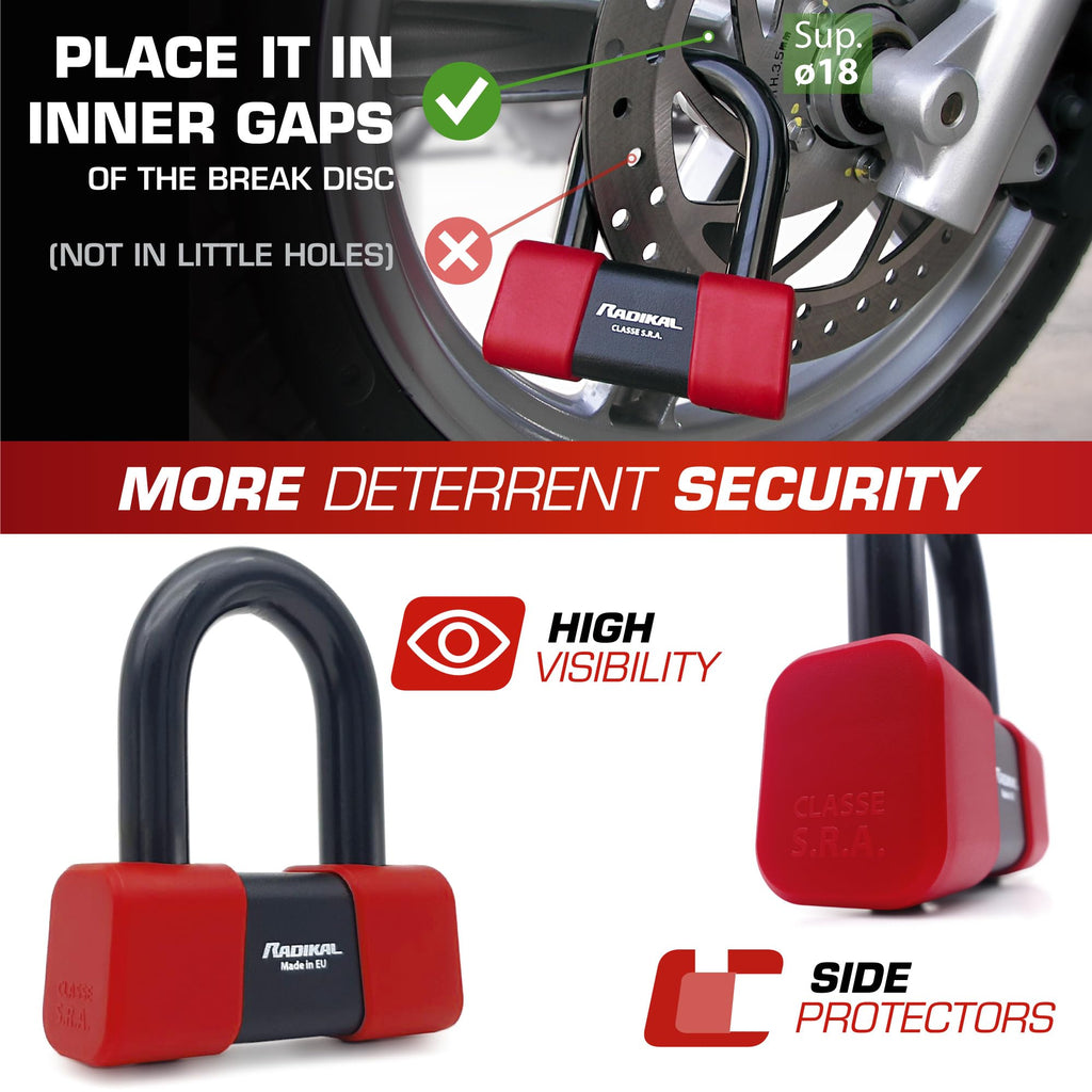 RADIKAL RK75 Chain and Disc Lock