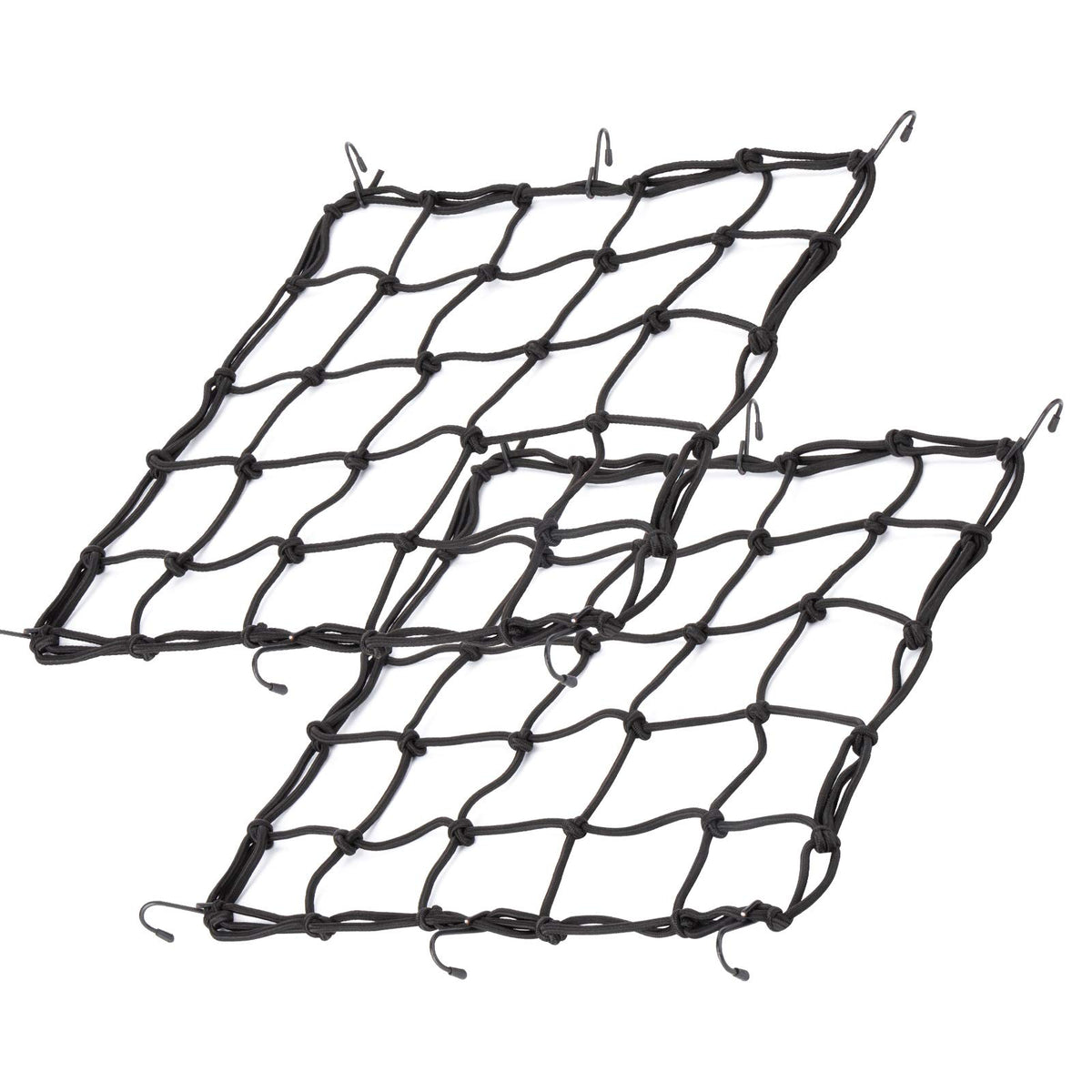 2-Pack Heavy-Duty Motorcycle Cargo Nets