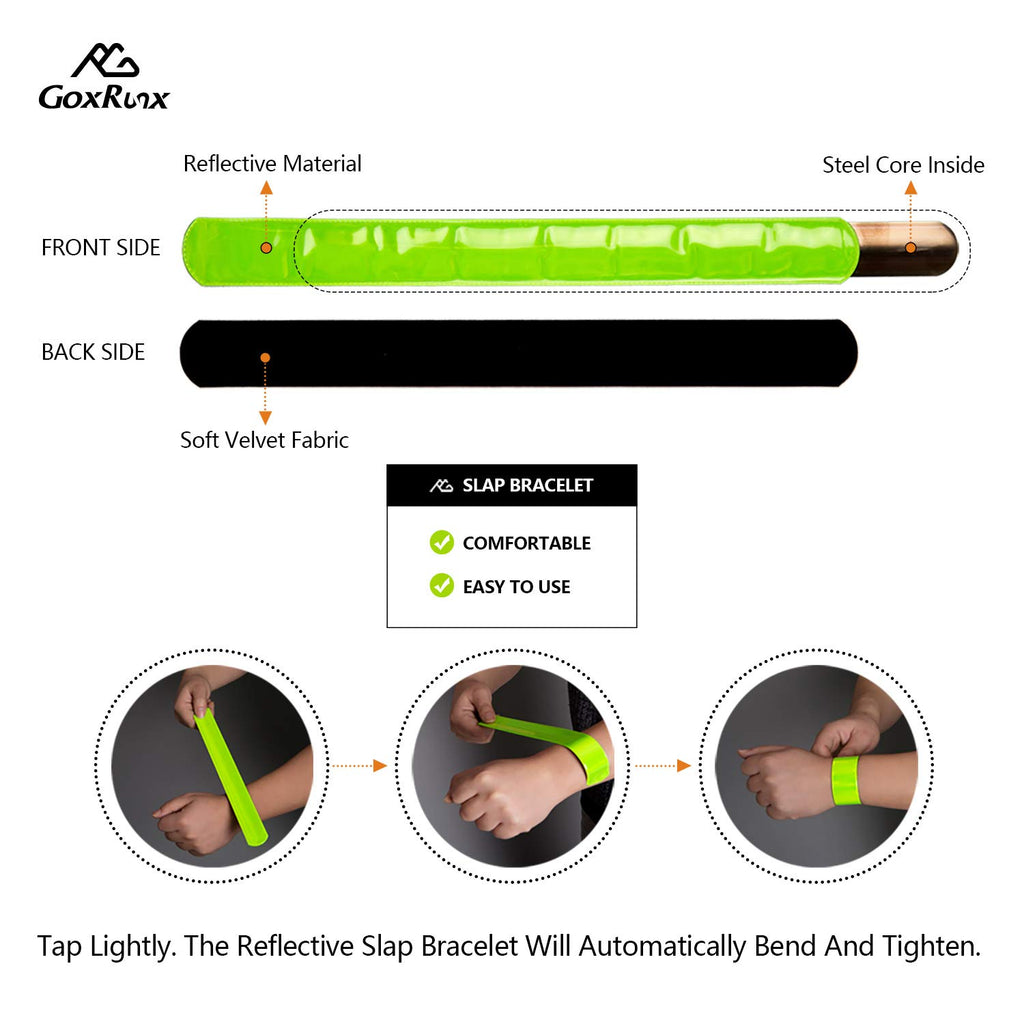GoxRunx Six-Piece Reflective Band Set
