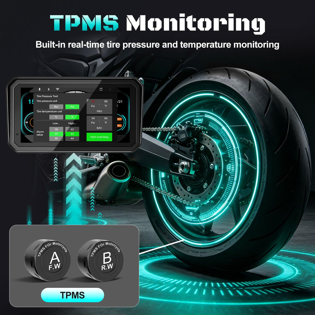 LBW 7-Inch GPS CarPlay and Dash-Cam Display