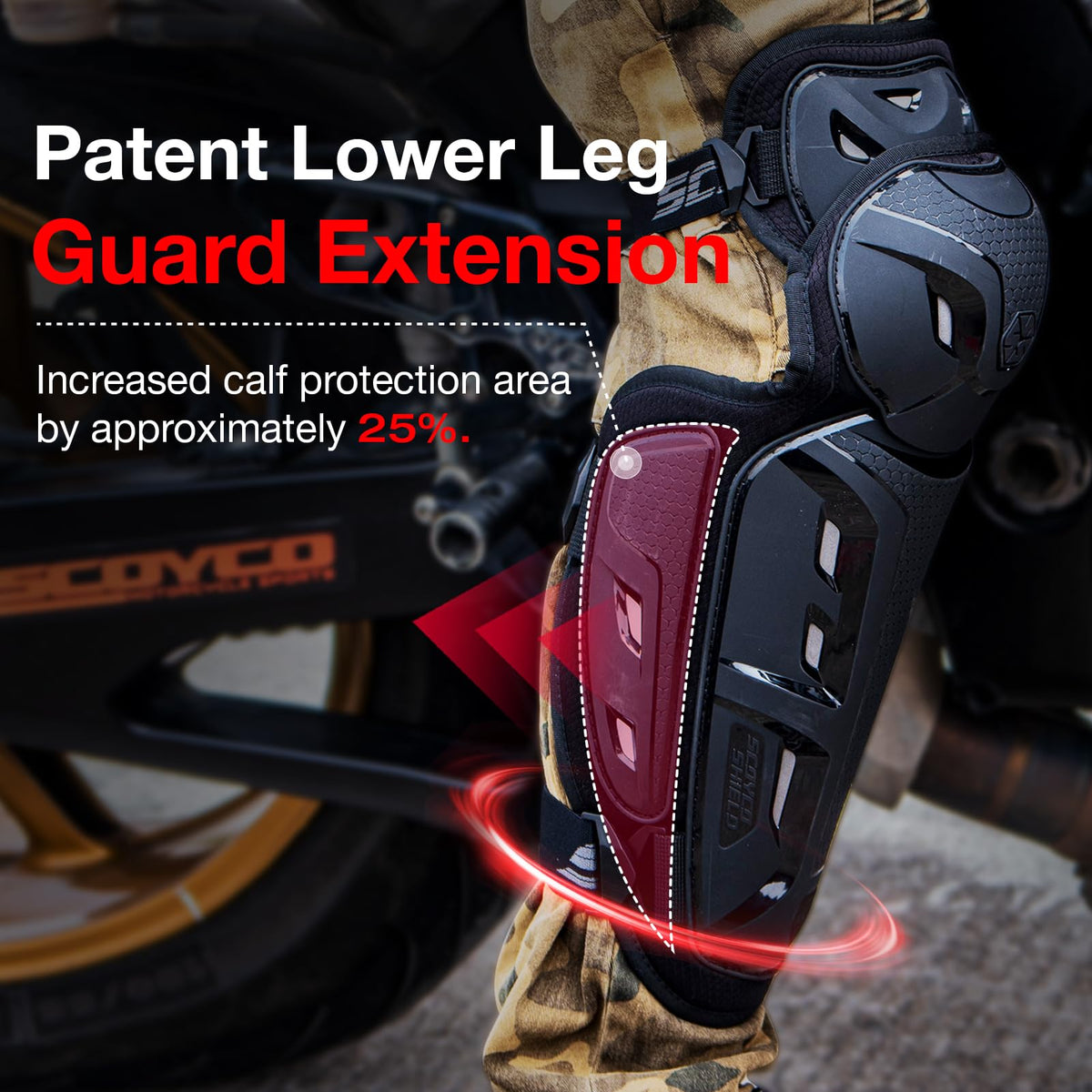 SCOYCO CE Level 1 Knee and Shin Guards