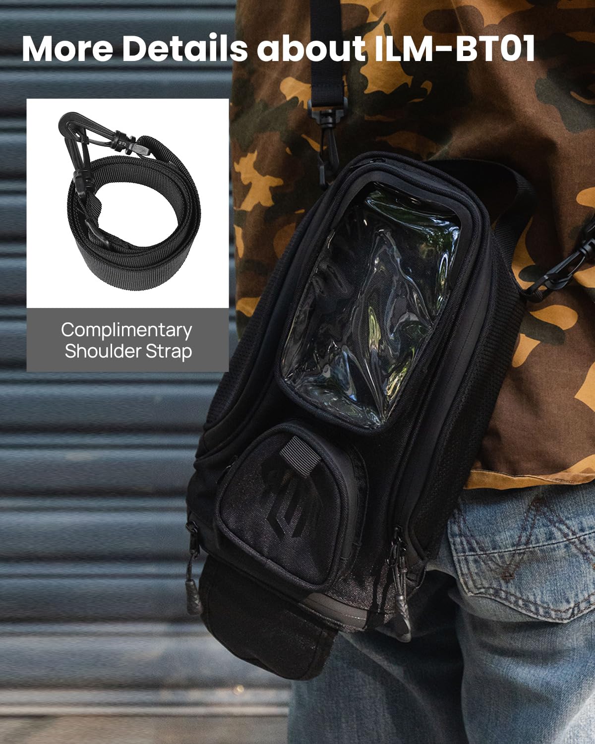 ILM Waterproof Magnetic Motorcycle Tank Bag