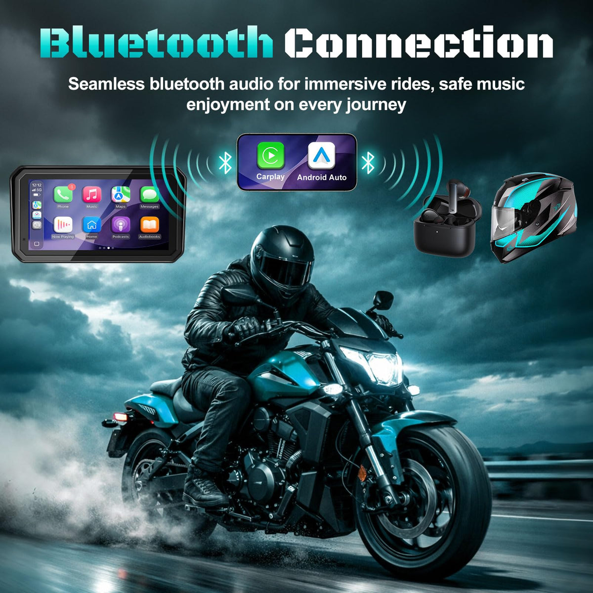 LBW 7-Inch GPS CarPlay and Dash-Cam Display