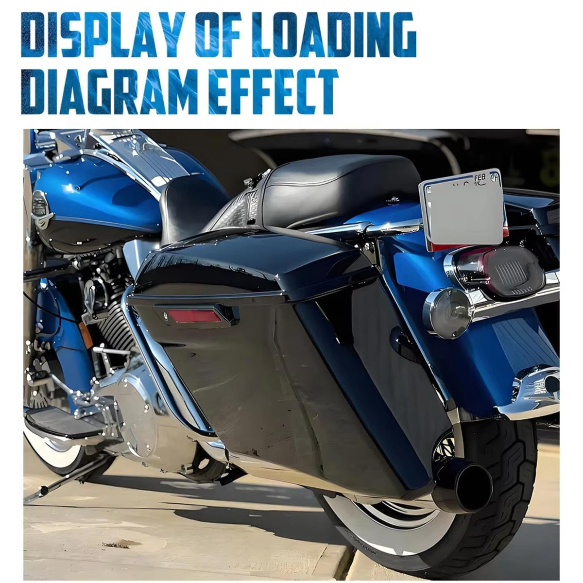 Touring Stretched Motorcycle Saddlebags