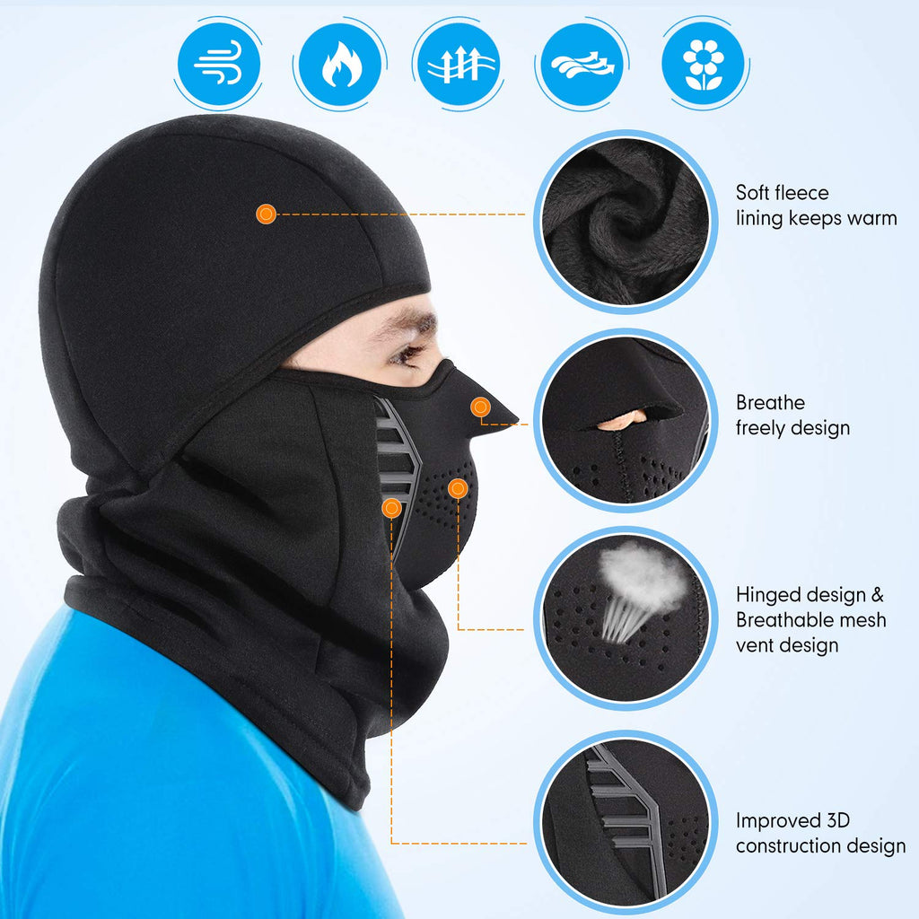 IRELIA Windproof Fleece Motorcycle Balaclava