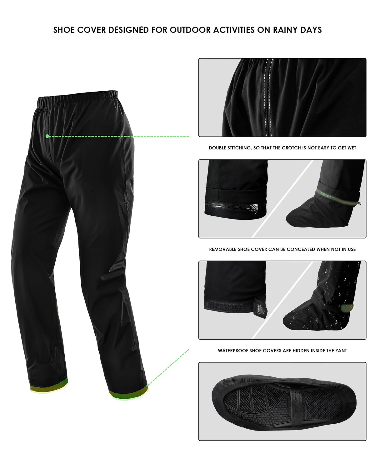 IRON JIA’S Waterproof Motorcycle Rain Suit