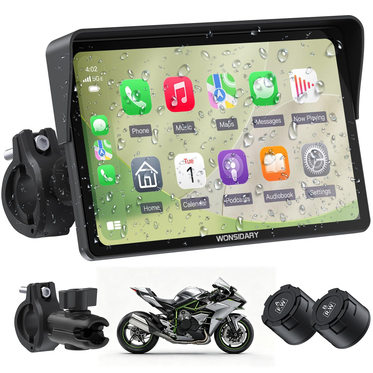 Wonsidary 7-Inch GPS and TPMS Display