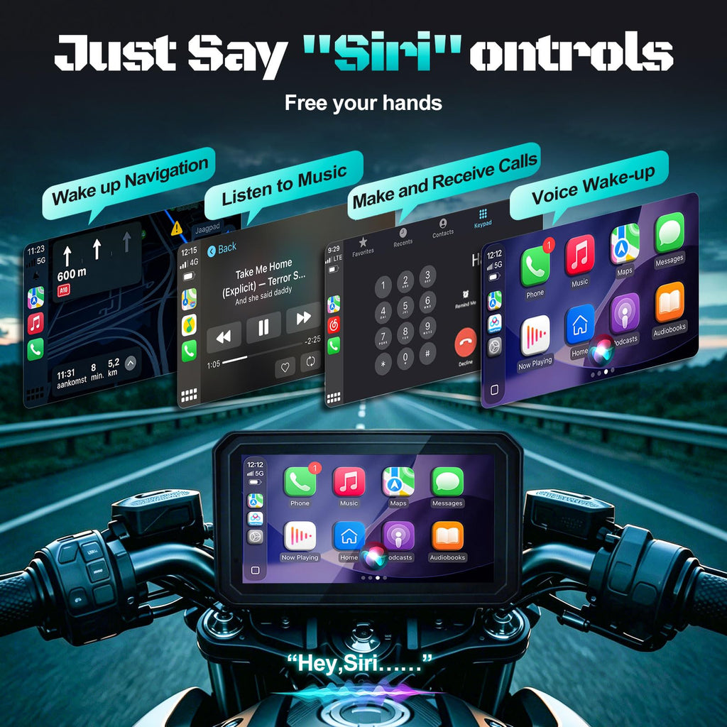 LBW 7-Inch GPS CarPlay and Dash-Cam Display