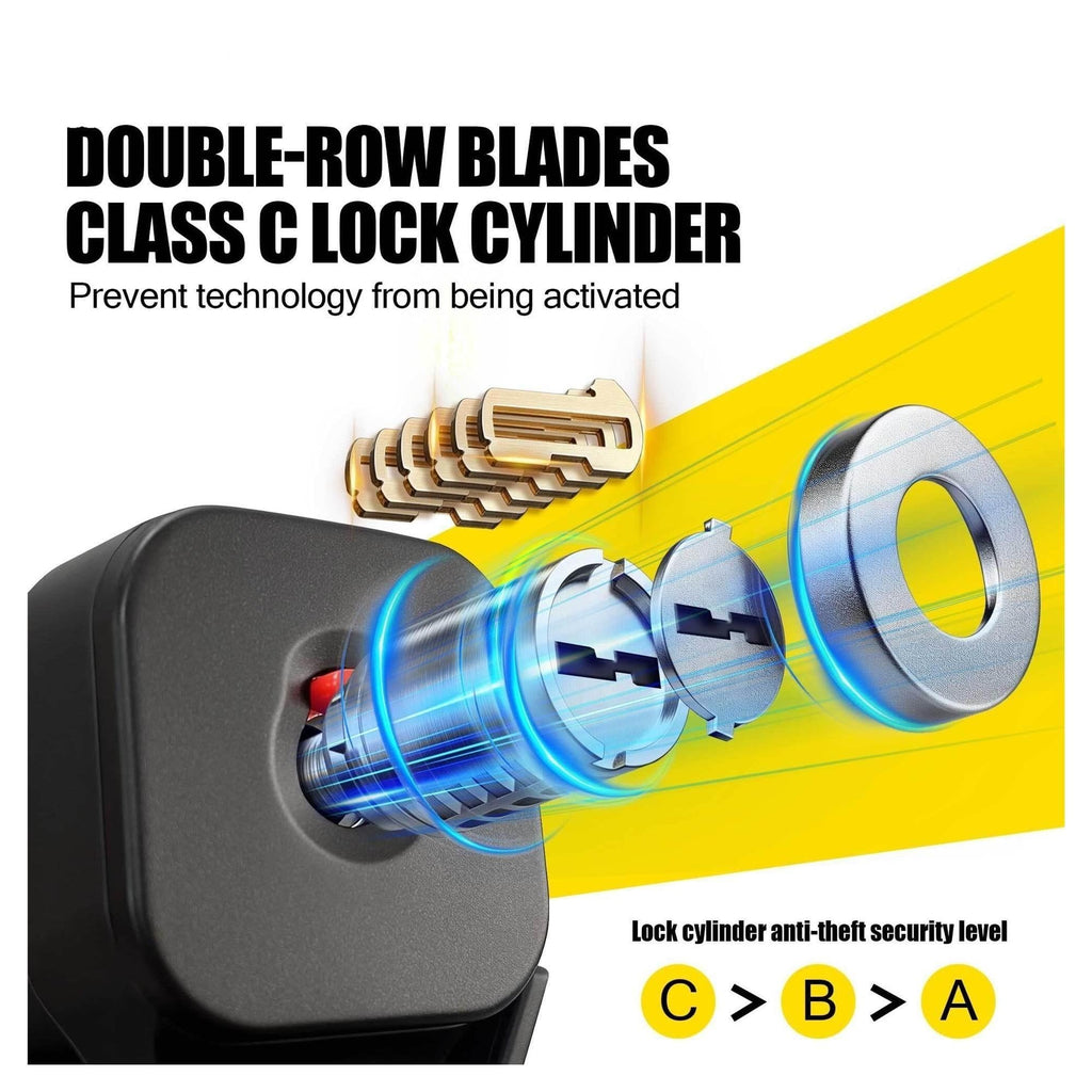 1.2-Meter Folding Steel Motorcycle Lock