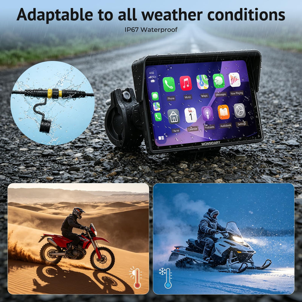 Wonsidary 7-Inch GPS and TPMS Display