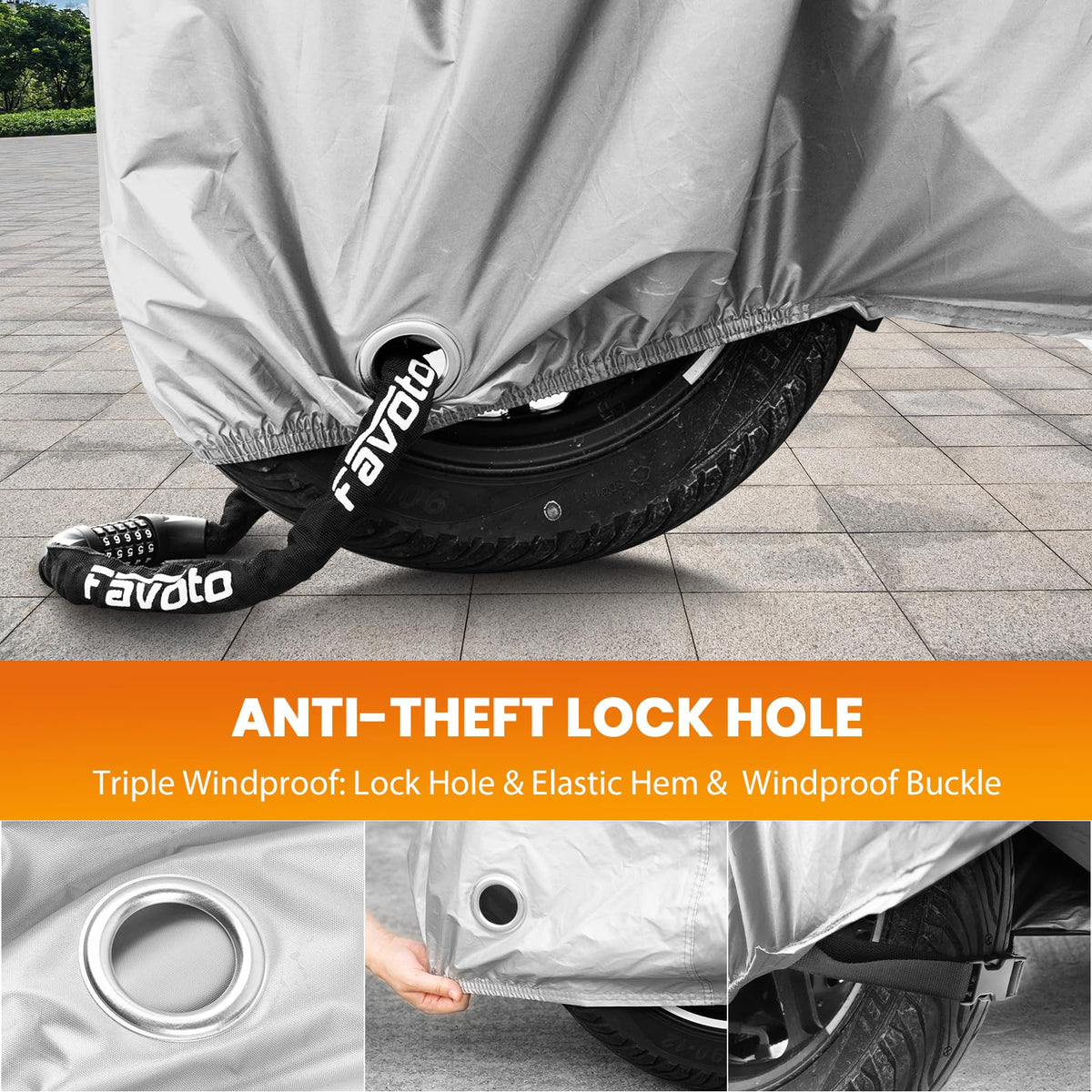 Favoto All-Season Oxford Motorcycle Cover