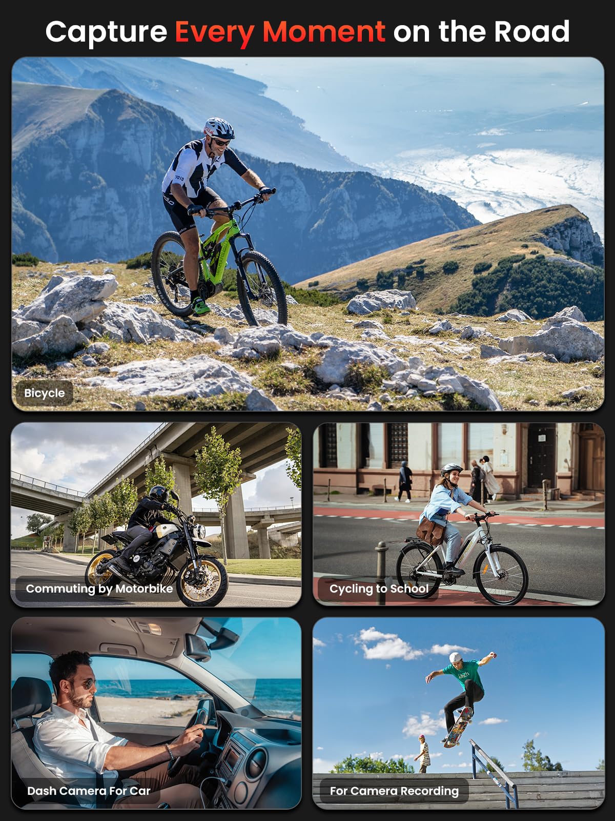 AKEEYO AKY-730Pro 4K Motorcycle Action Camera